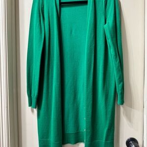 Daniel Cremieux Vibrant Long Green Women's Cardigan